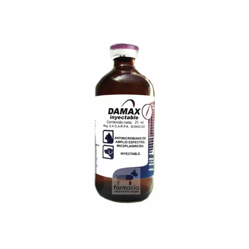 Damax inyectable 25 ml