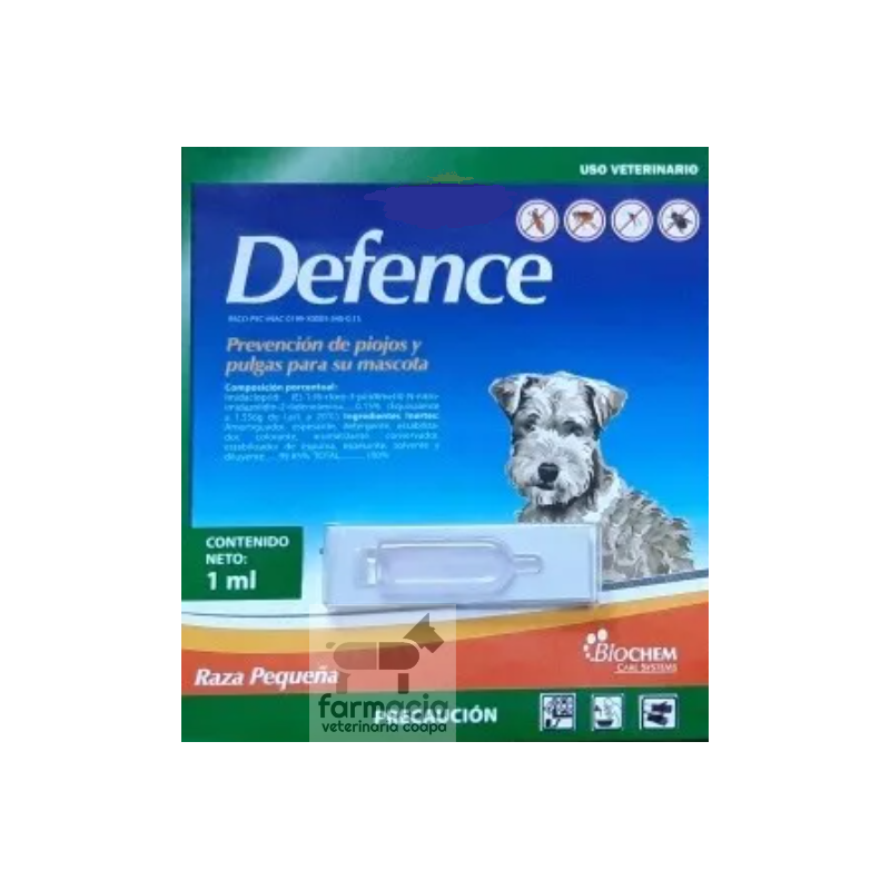Defence Raza Pequeña. LLAME PARA PREGUNTAR POR EXISTENCIAS. DE VENTA SOLO EN SUCURSAL